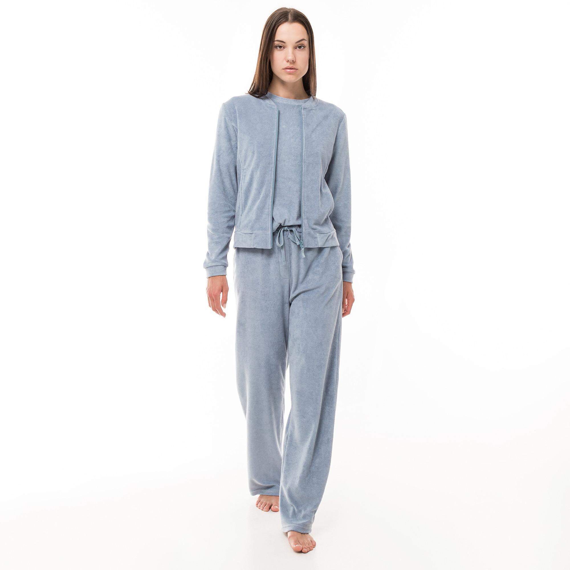 Image of Hose Loungewear Damen Grau-Blau L