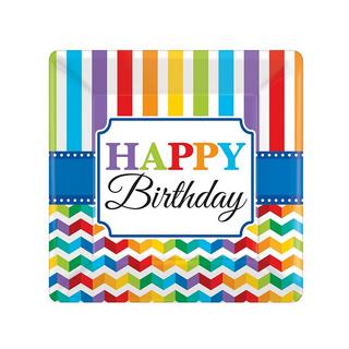 amscan  8 Teller Happy Birthday 