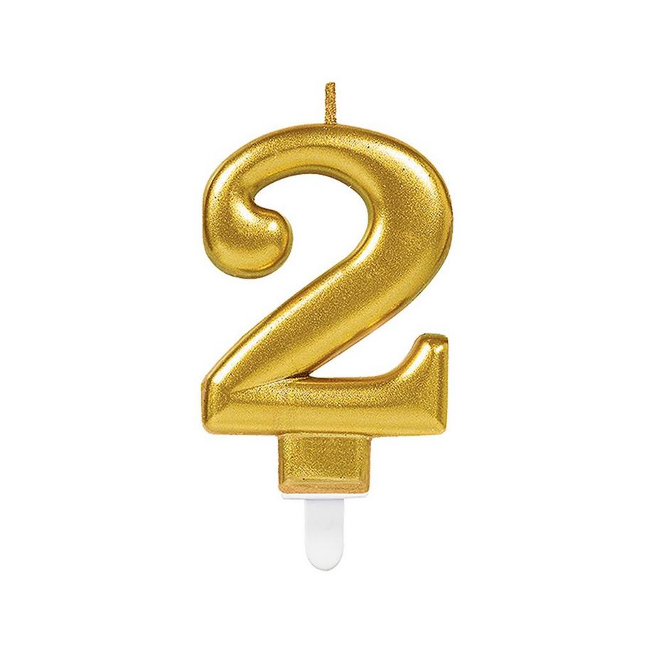 amscan  Numero Candela "0" oro 