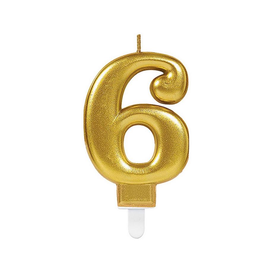 amscan  Numero Candela "0" oro 