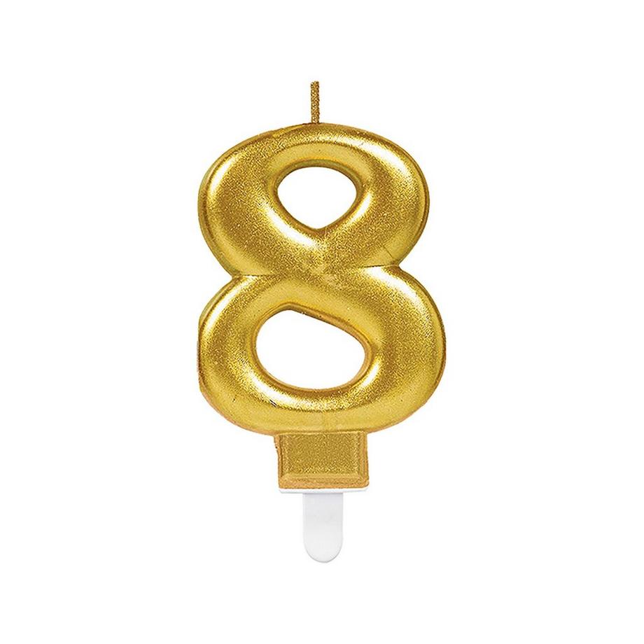 amscan  Numero Candela "0" oro 