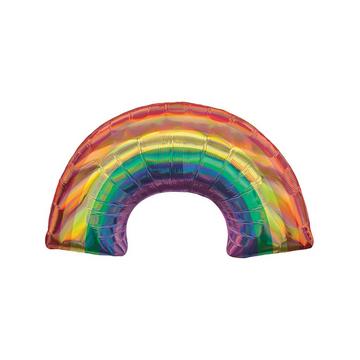 Folienballon Regenbogen pearly
