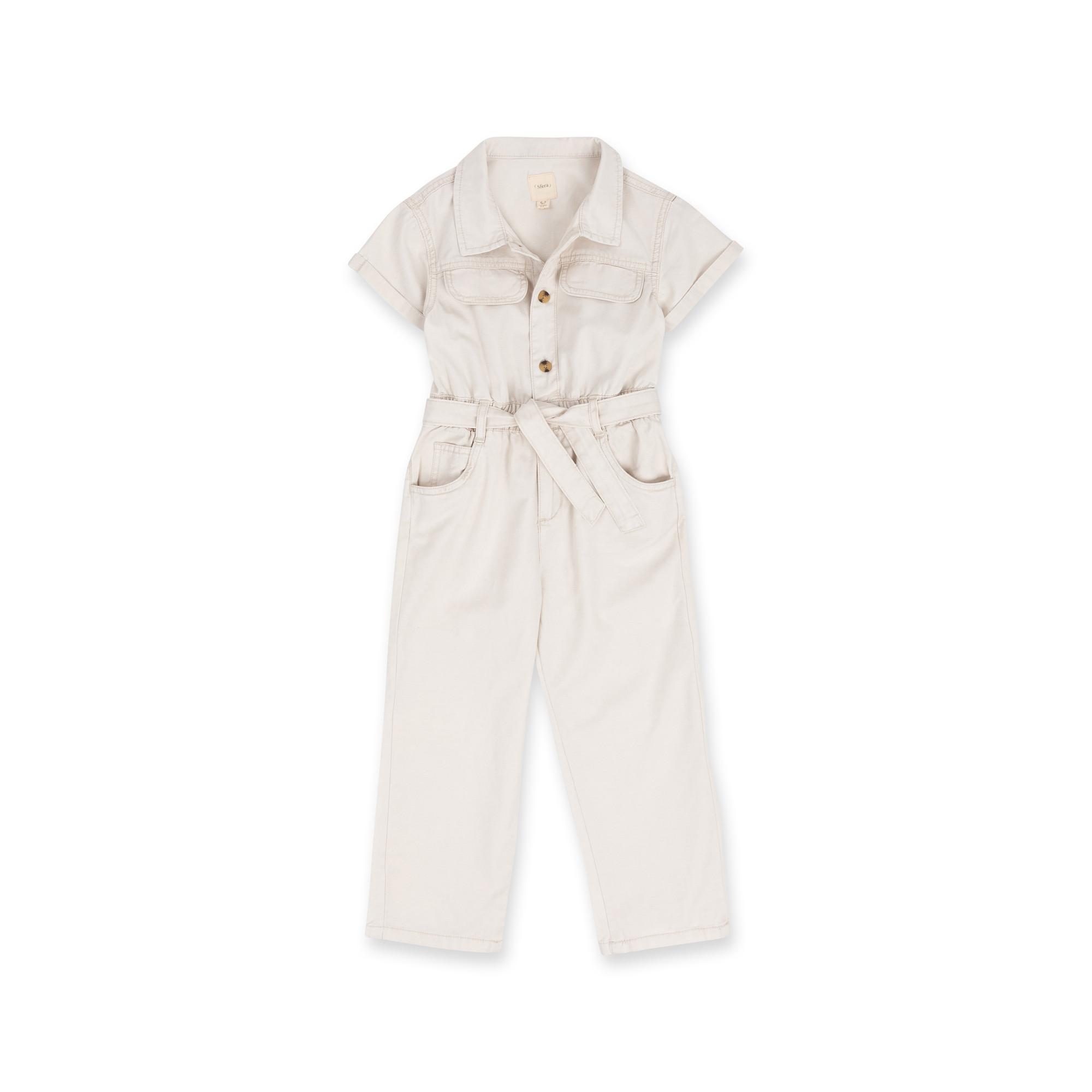 Image of Jumpsuit Mädchen Beige 104-110
