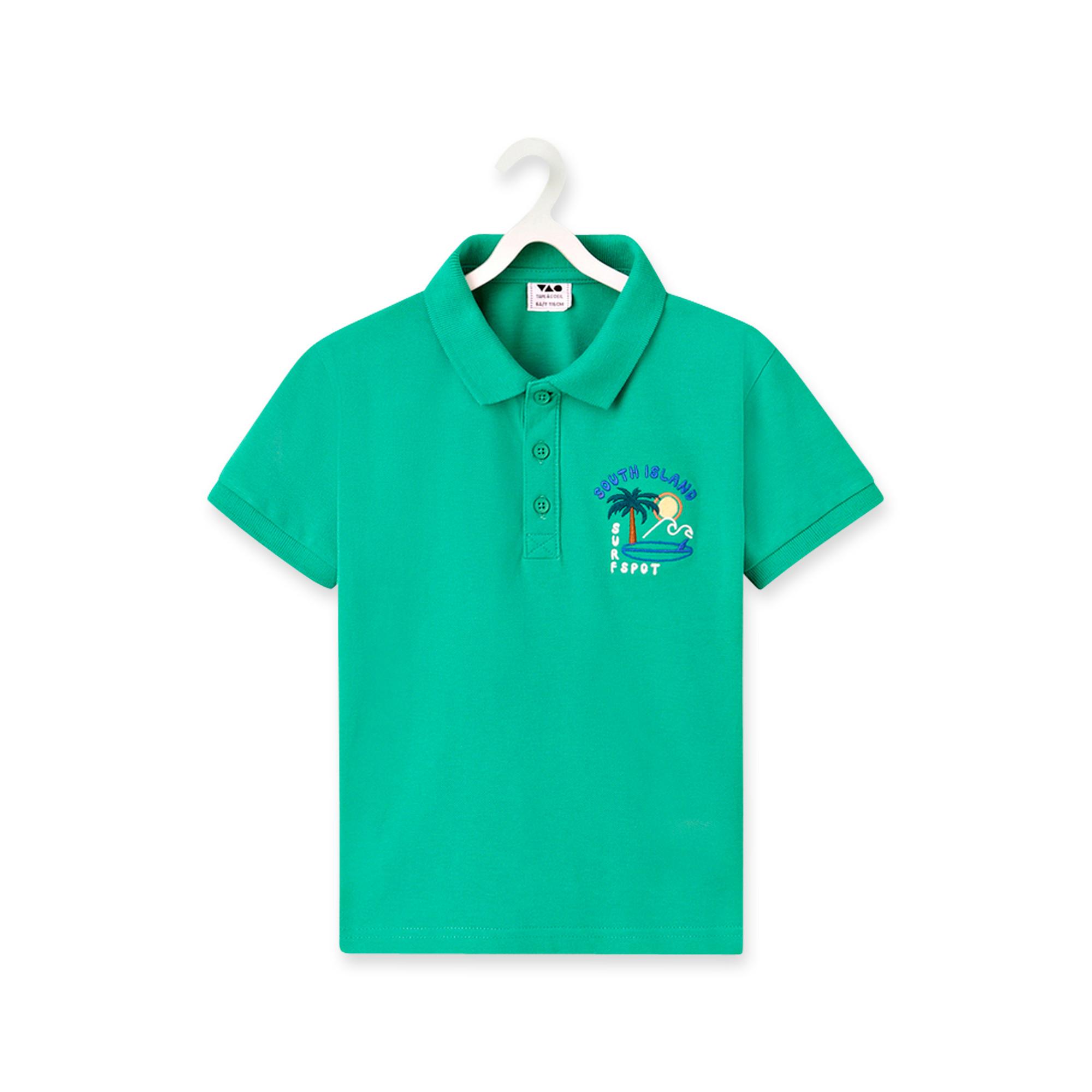 Image of Poloshirt, Kurzarm Jungen Grün 10A