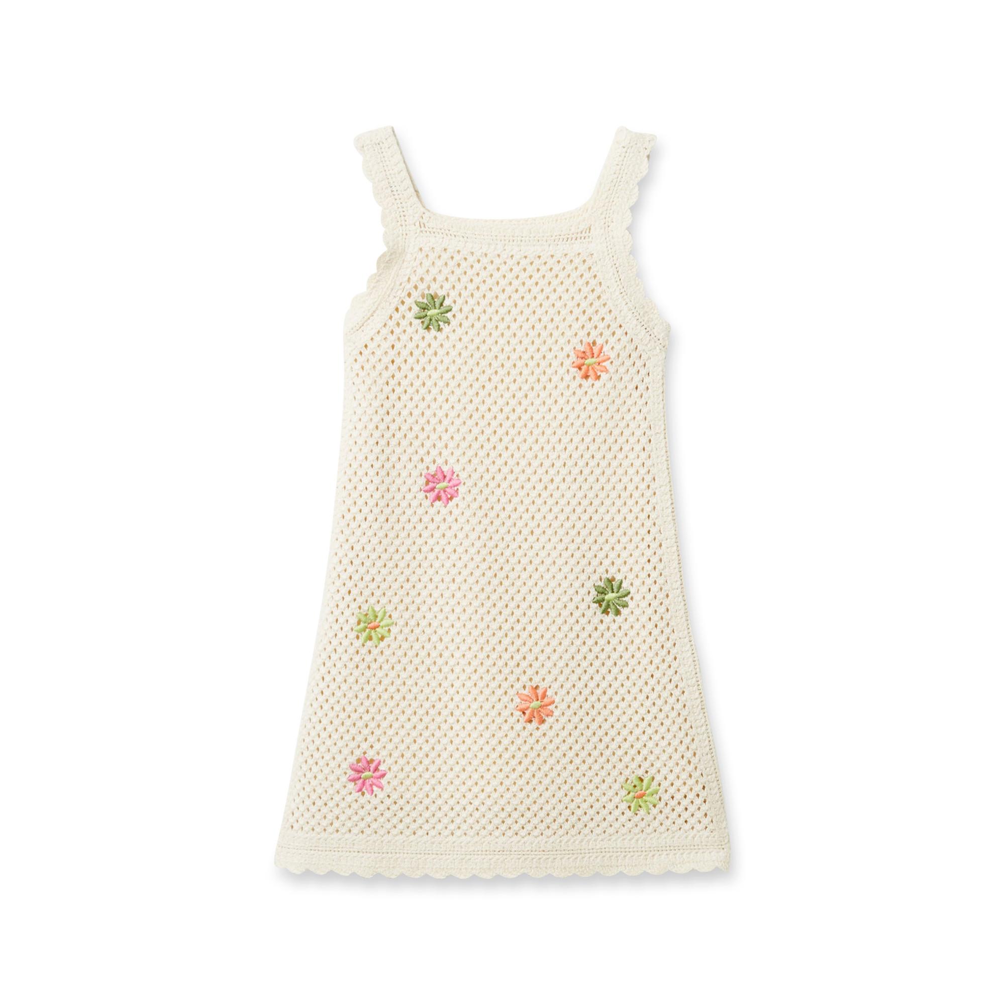 Image of Freizeitkleid, Ärmellos Mädchen Ecru 110-116