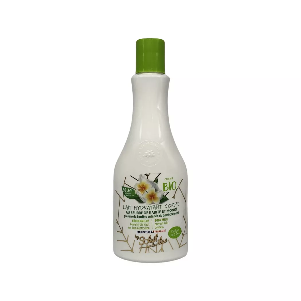 Soleil des iles - Feuchtigkeitsspendende Körpermilch 100% natürlich - BIO-zertifiziert, Lait Corps Bio, 150  ml
