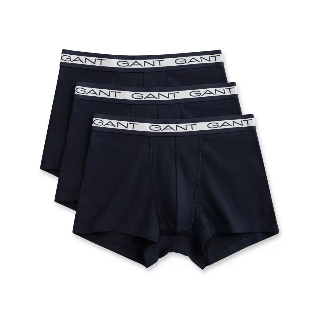 Gant pour homme. 900003333 Lot de 3 boxers bleu marine (XXL), Homewear, Coton