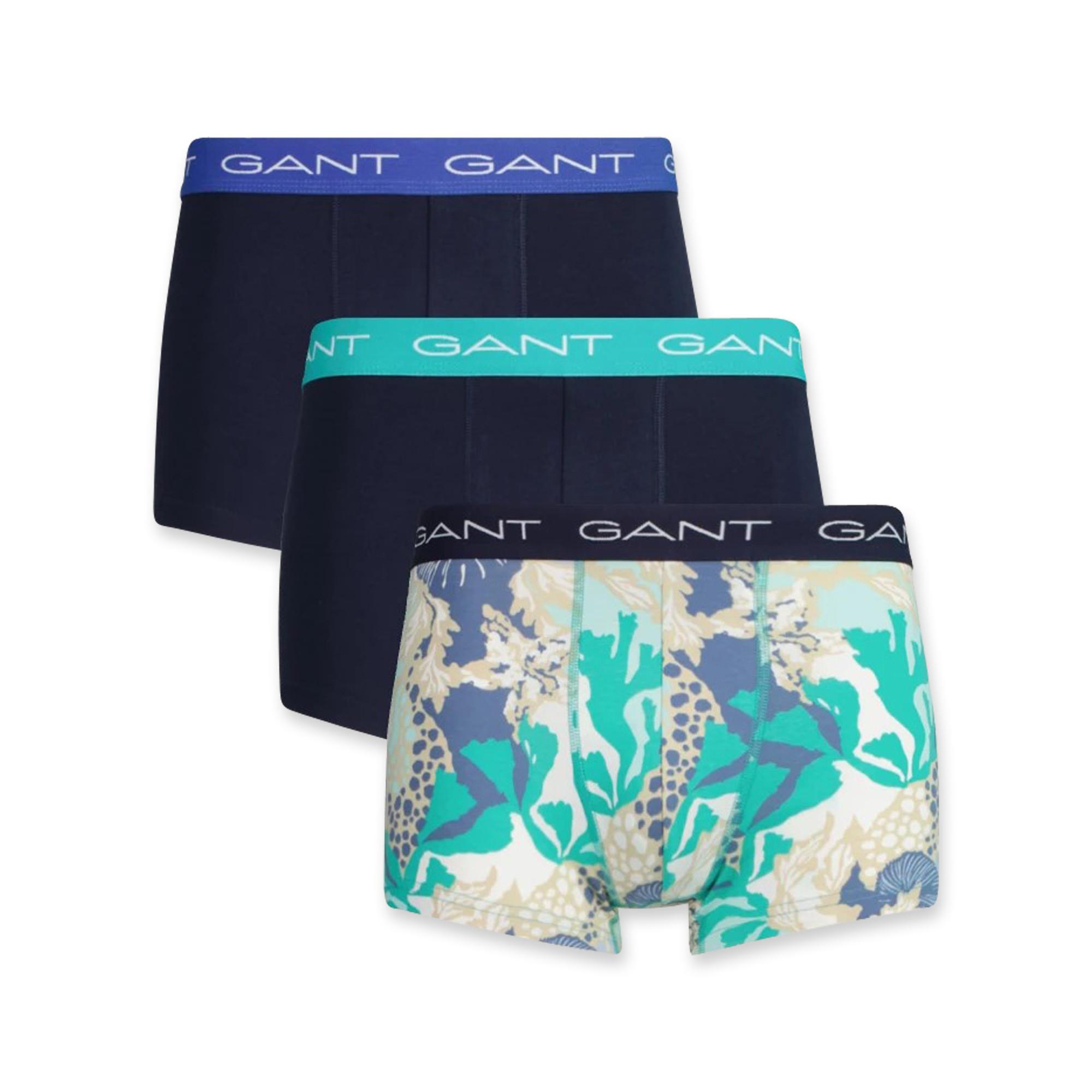 GANT Trunk 3P Sea Print Triopack, Pantys 