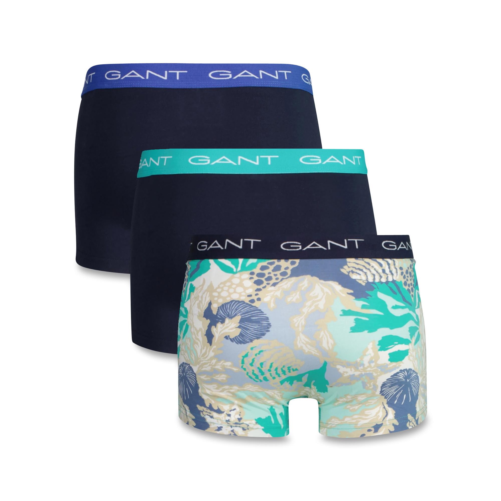 GANT Trunk 3P Sea Print Lot de 3 boxers 