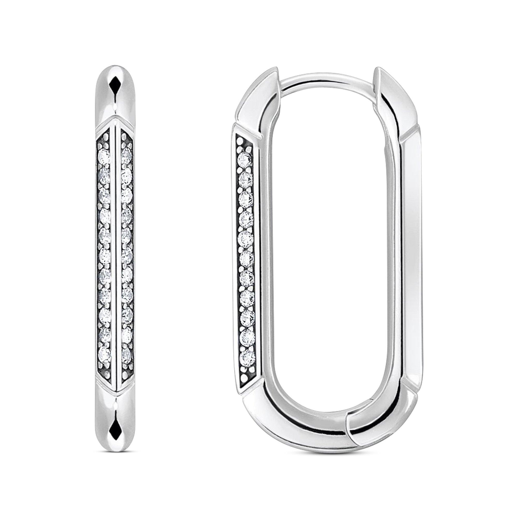 Image of Creolen Damen Silber 24mm