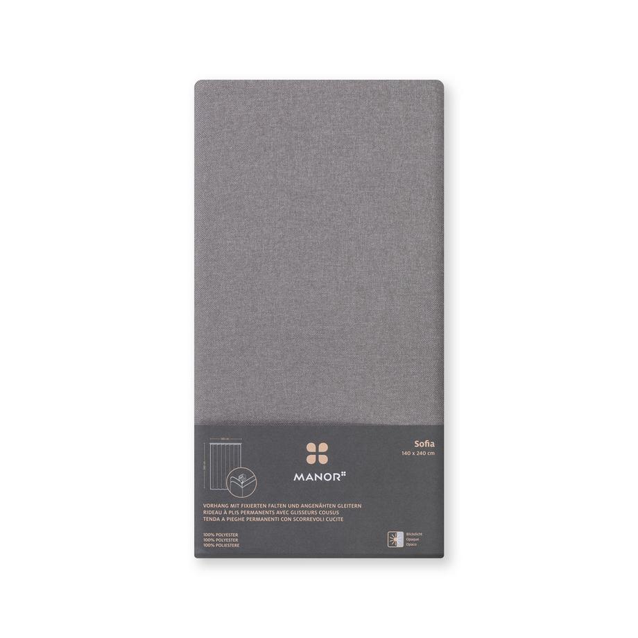 Manor Fertigvorhang 'Clic Schweizerfalte/ Sofia 
