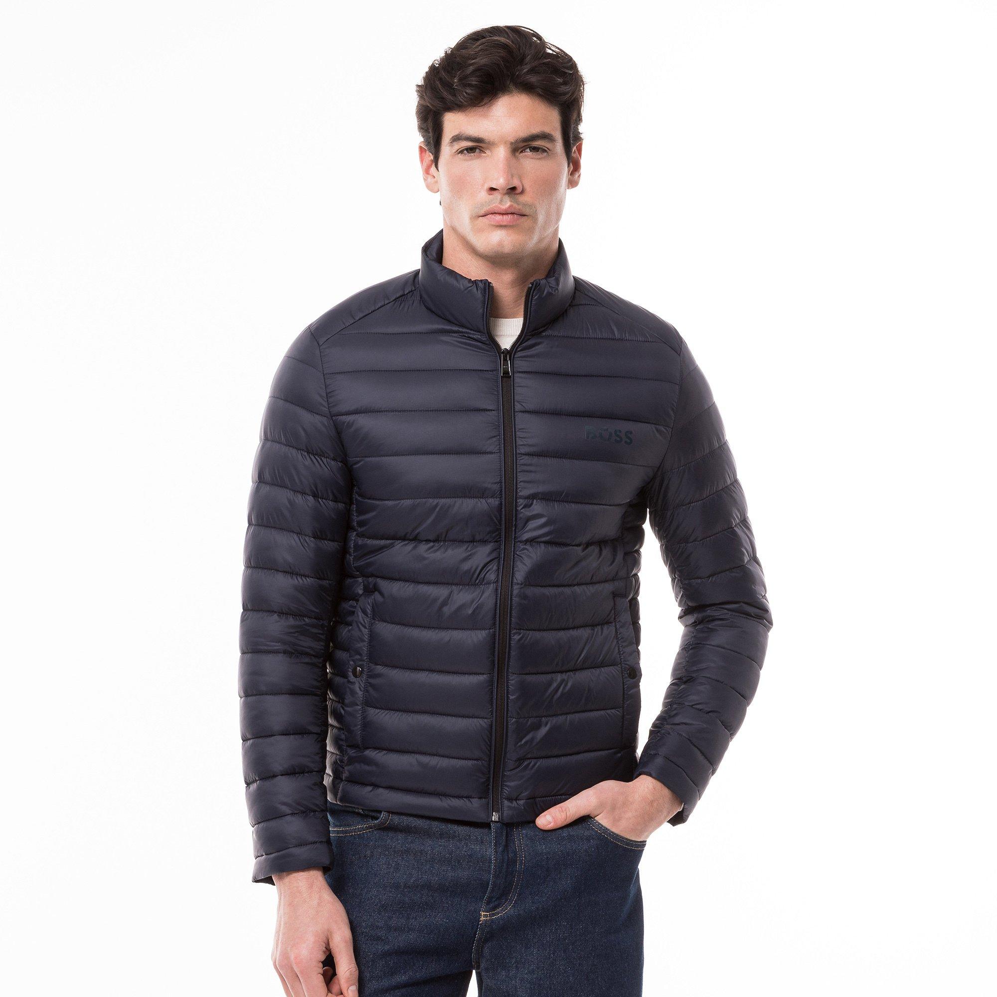 BOSS BLACK Gepolsterte Jacke Straight Fit  