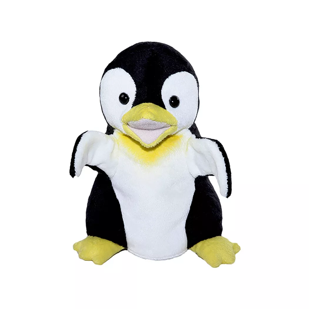 Bauer - Handpuppe Pinguin, 25cm, Schwarz/Weiss