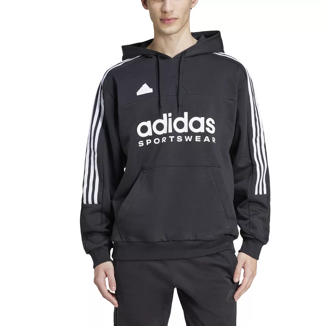 Adidas - Hoodie, für Herren, Schwarz/Weiss, Größe S