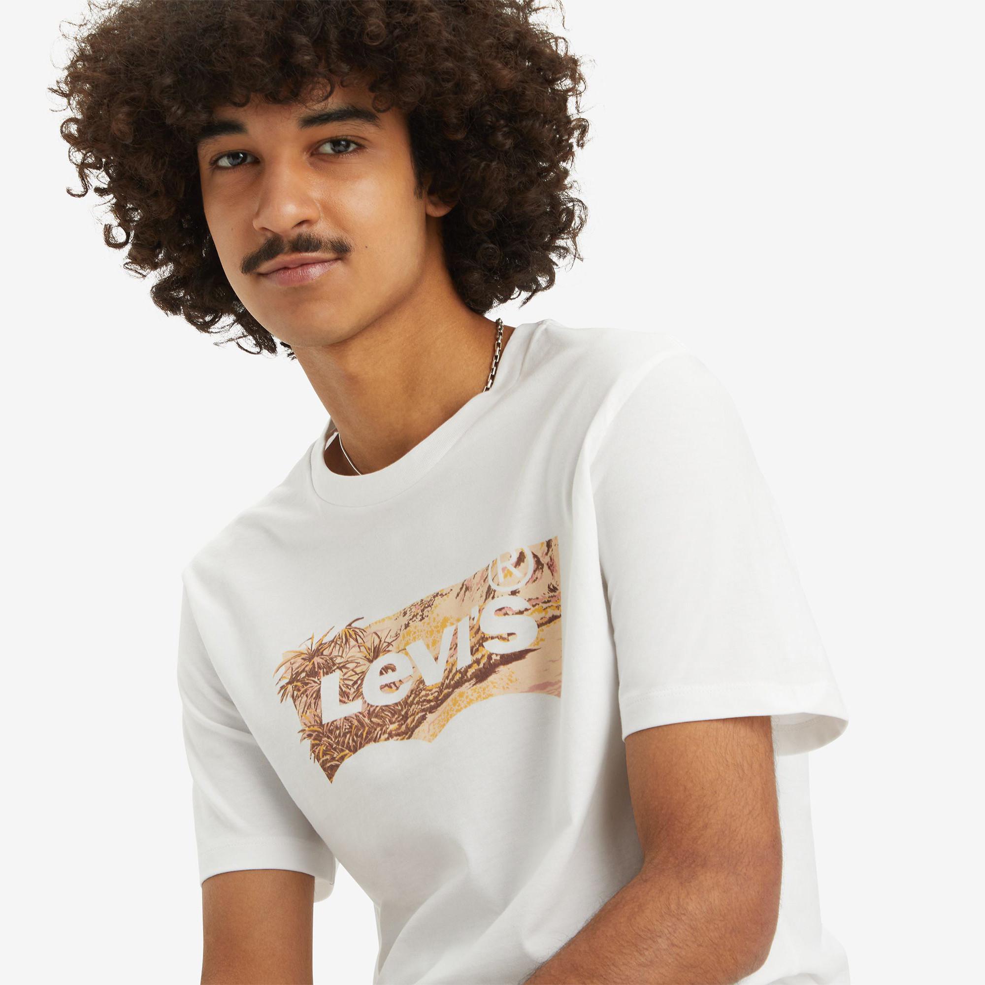 Levi's® GRAPHIC CREWNECK TEE WHITES T-shirt 