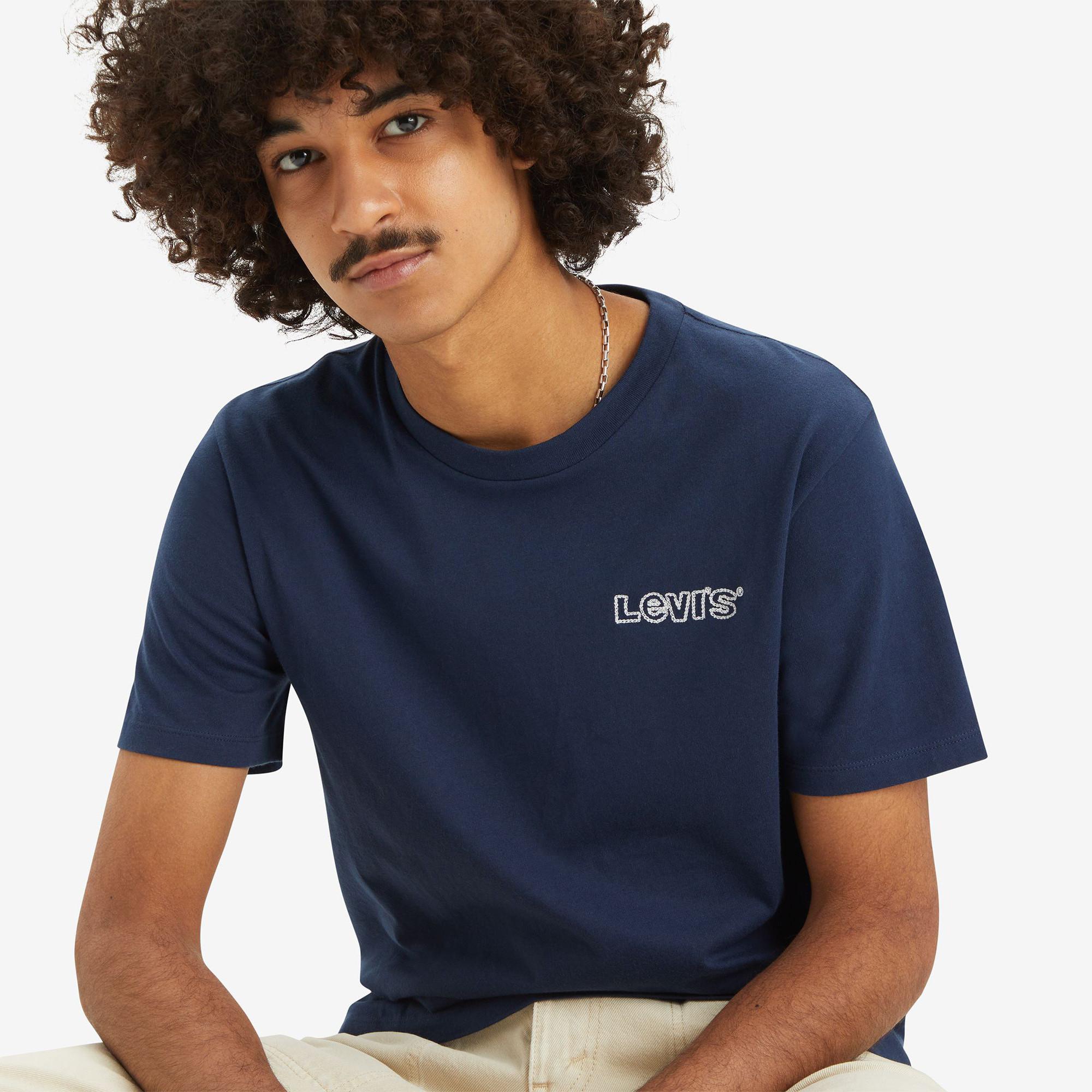 Levi's® GRAPHIC CREWNECK TEE BLUES T-shirt 