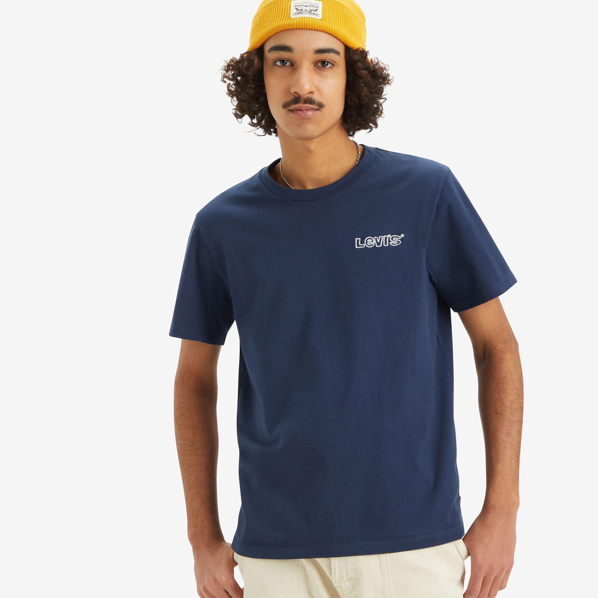 Levi's® GRAPHIC CREWNECK TEE BLUES T-Shirt 