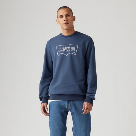 Levi's® STANDARD GRAPHIC CREW BLUES Felpa 