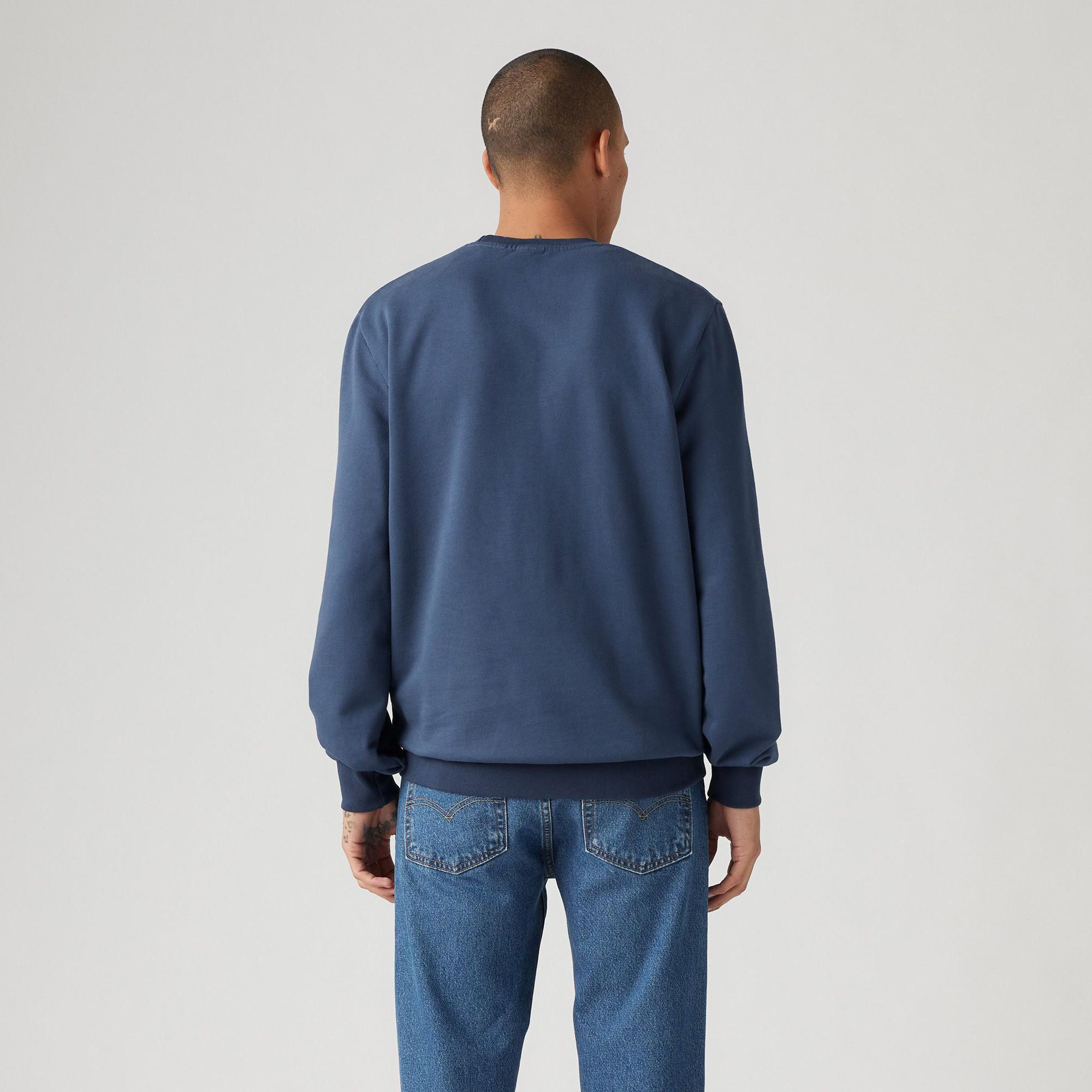 Levi's® STANDARD GRAPHIC CREW BLUES Felpa 