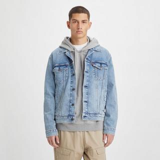 Levi's® THE TRUCKER JACKET LIGHT INDIGO - FLAT FINISH Giacca di jeans con bottoni 