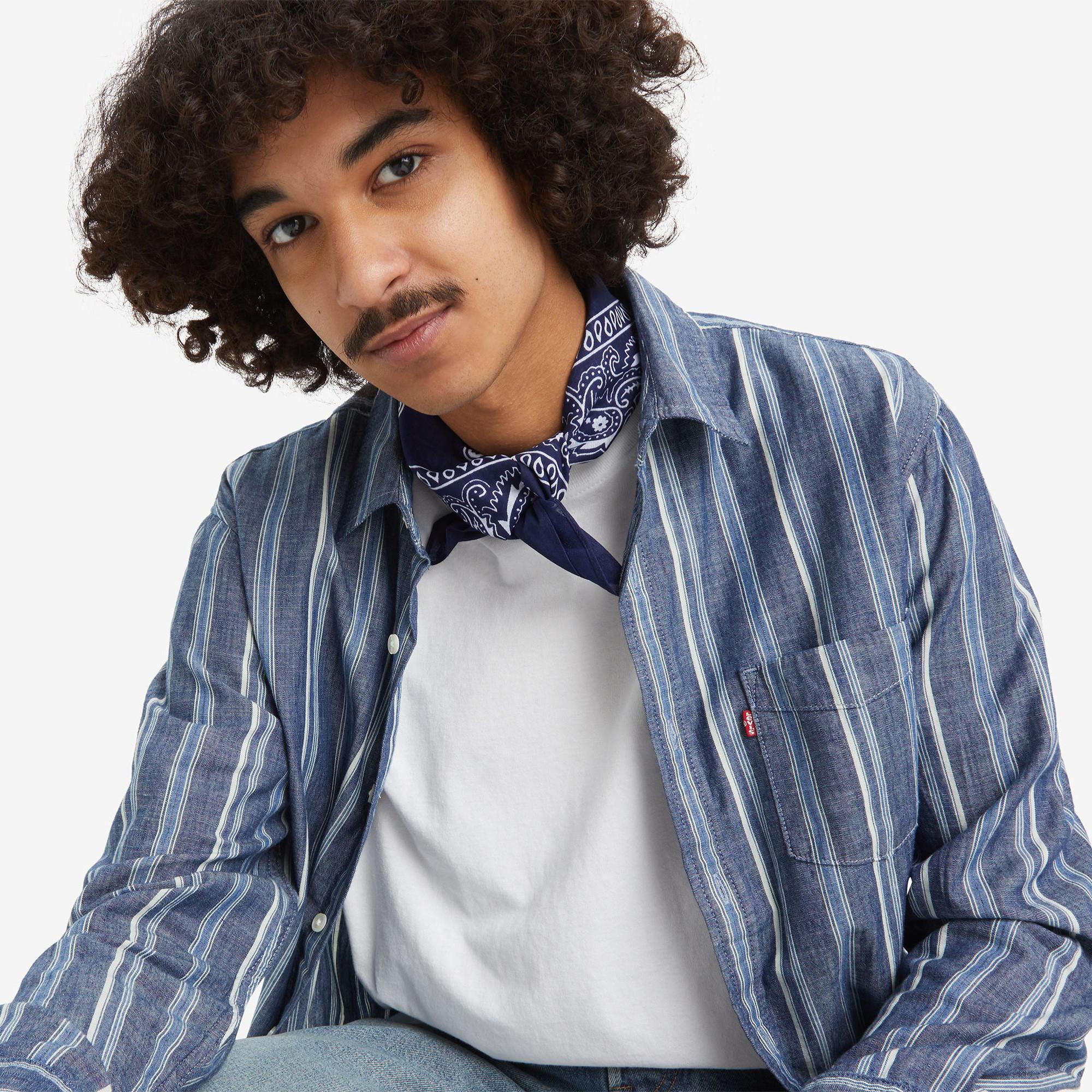 Levi's® Sunset 1 Pocket Standard Blues Regular Fit Langarmhemd  