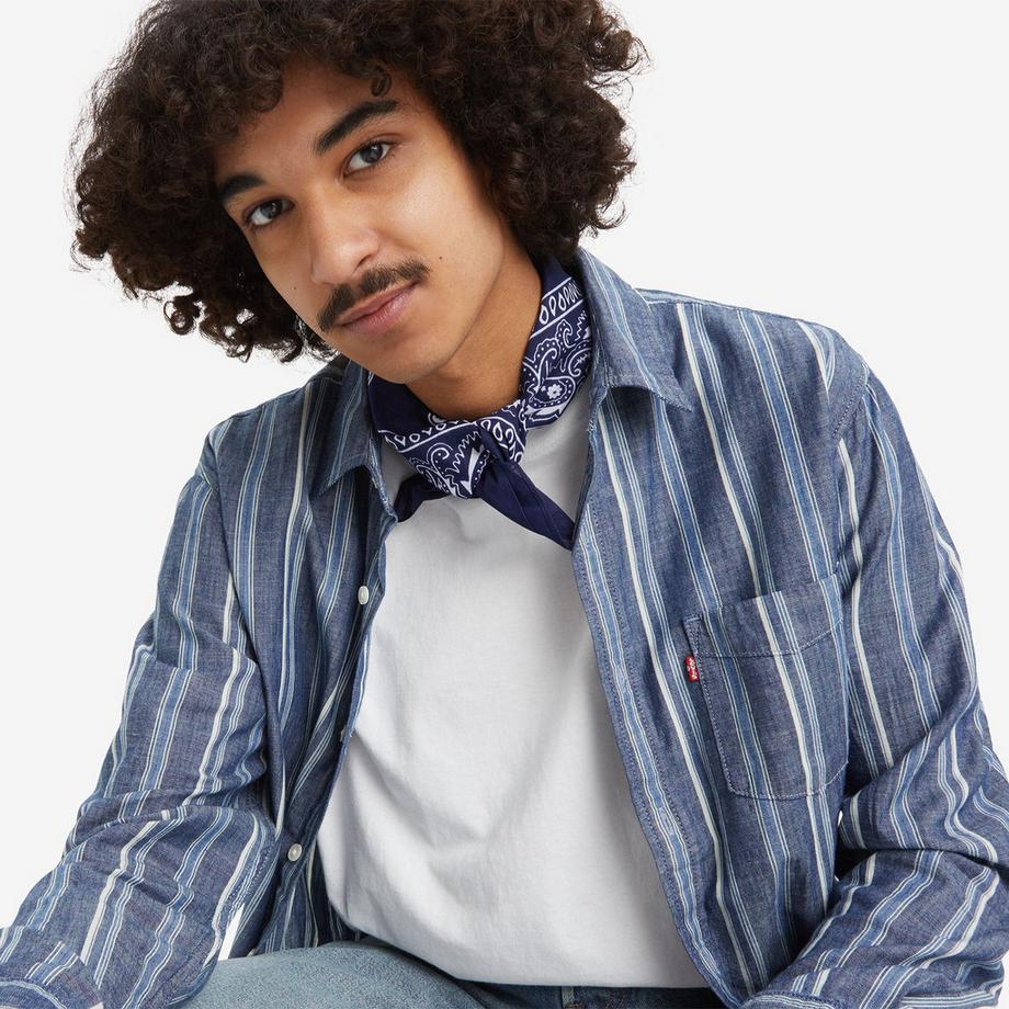 Levi's® Sunset 1 Pocket Standard Blues Langarmhemd  