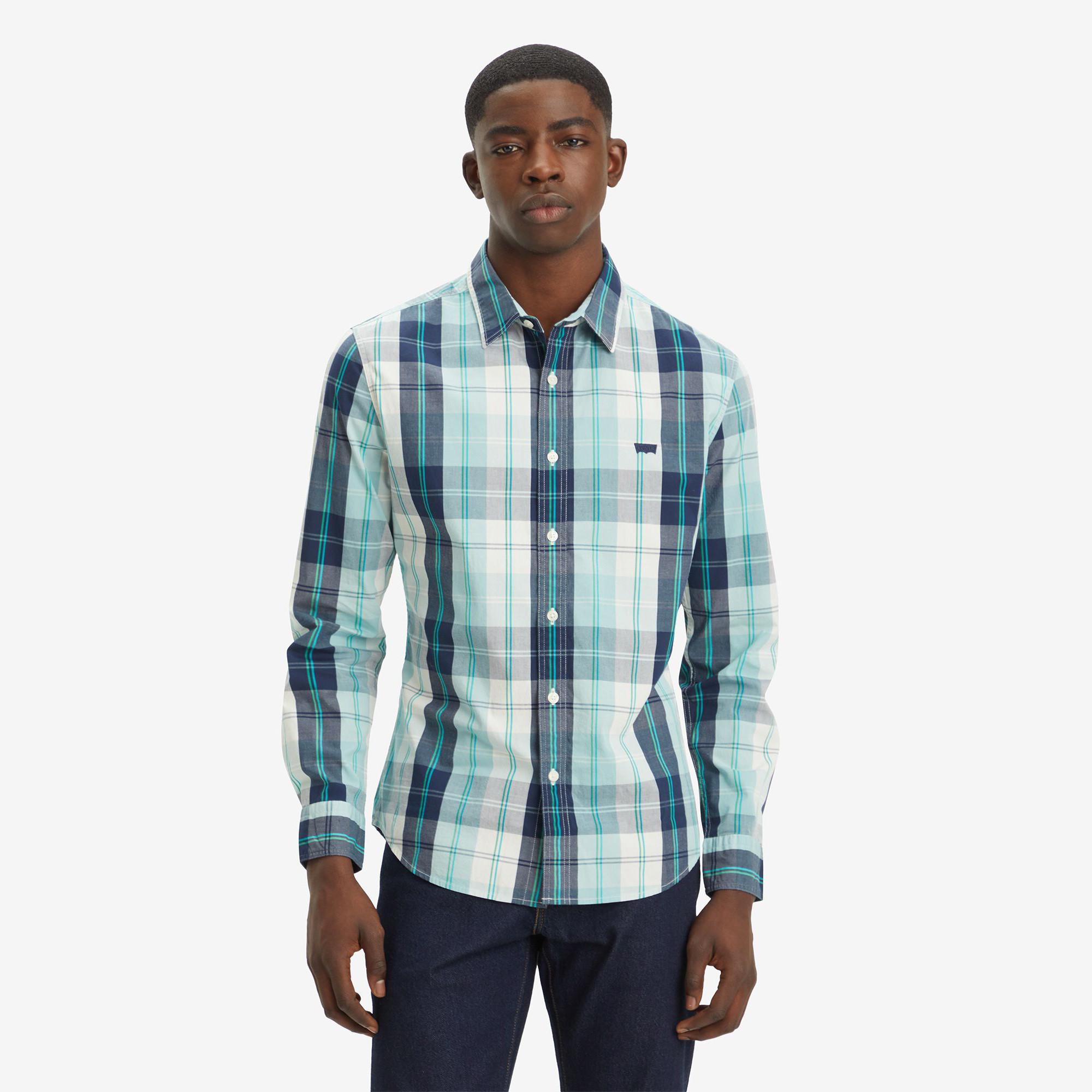 Levi's® LS BATTERY HM SHIRT SLIM BLUES Camicia a maniche lunghe 