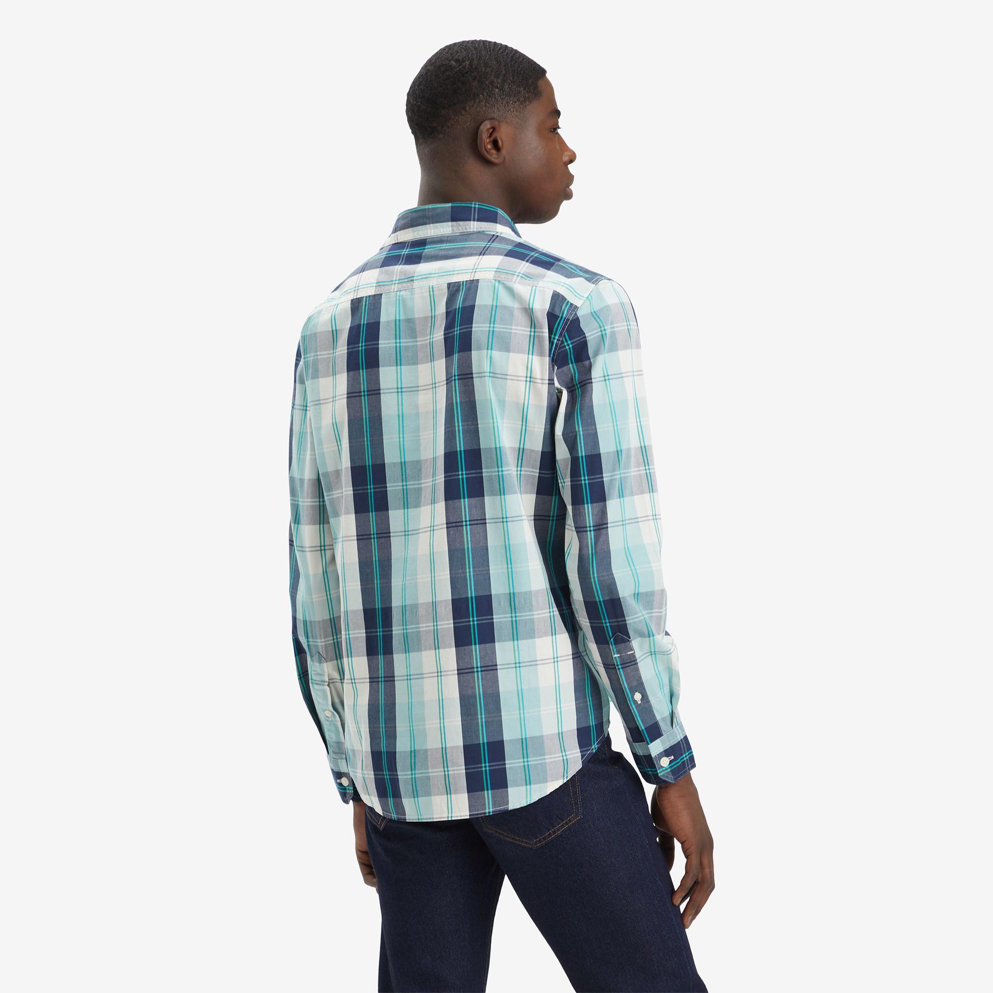 Levi's® LS BATTERY HM SHIRT SLIM BLUES Camicia a maniche lunghe 