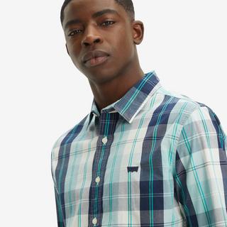 Levi's® LS BATTERY HM SHIRT SLIM BLUES Camicia a maniche lunghe 