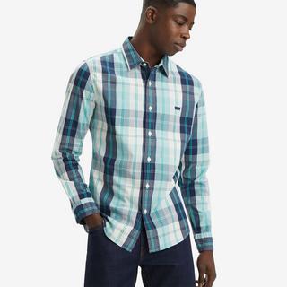 Levi's® LS BATTERY HM SHIRT SLIM BLUES Camicia a maniche lunghe 