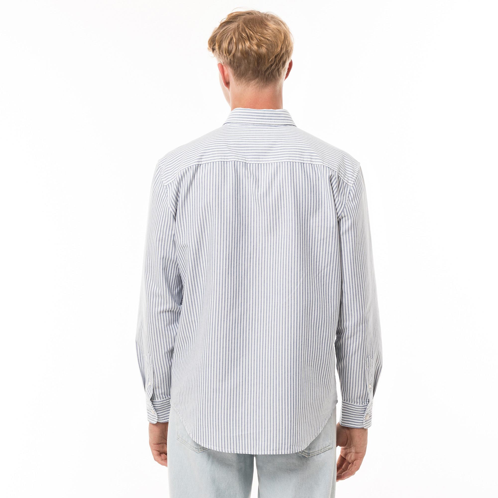 Levi's® Camicia a maniche lunghe a righe con colletto button-down  