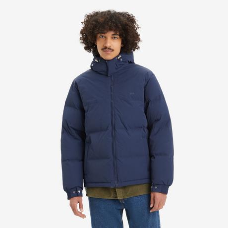 Levi's® ROCKRIDGE SHORT PUFFER BLUES Doudoune à capuche 