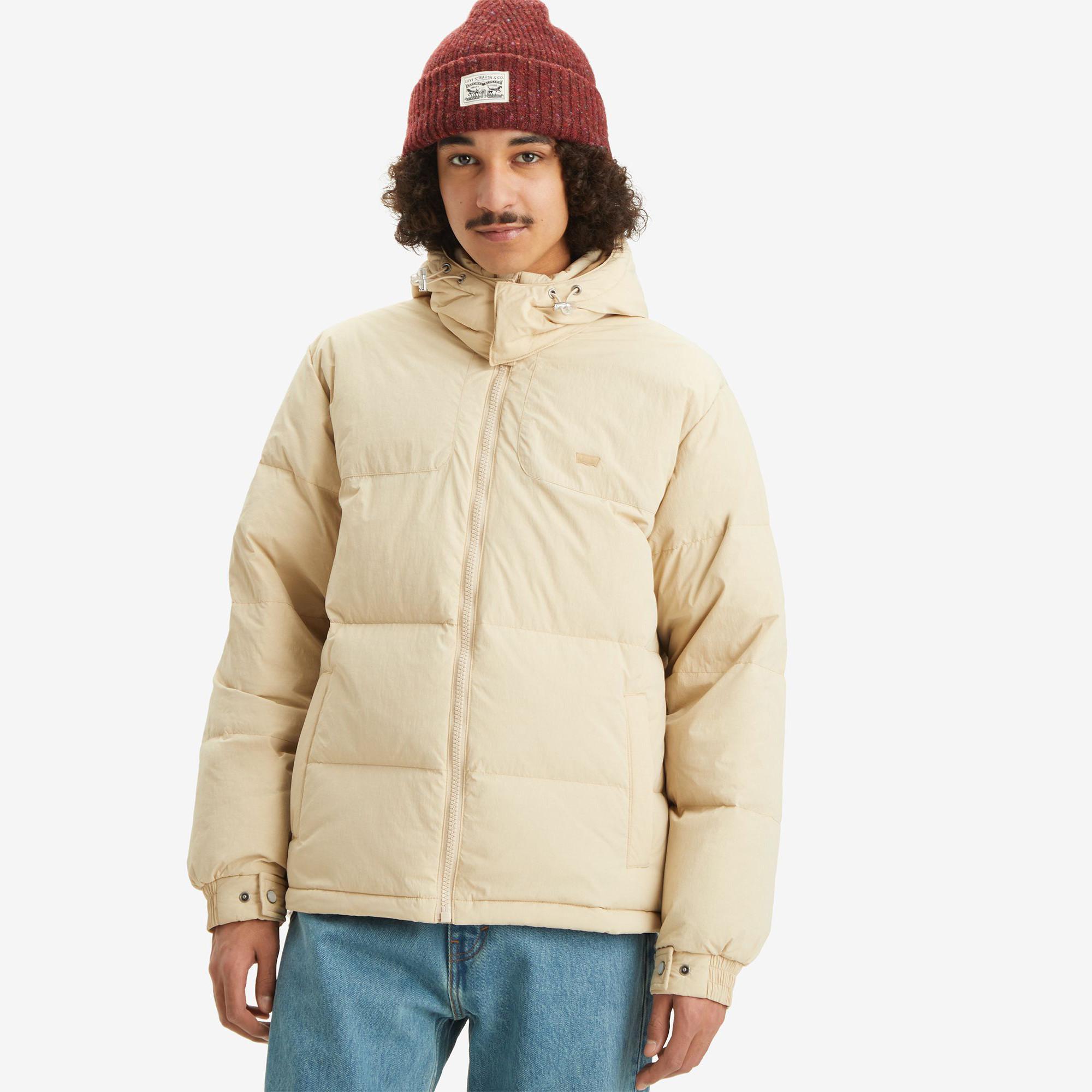 Levi's® ROCKRIDGE SHORT PUFFER TANS Doudoune à capuche 