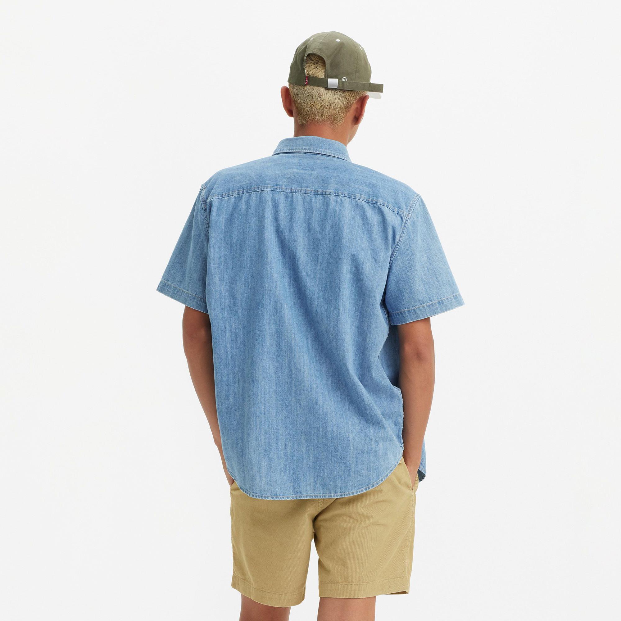 Levi's® SS Authentic Button Down Med Indigo Kurzarmhemd  