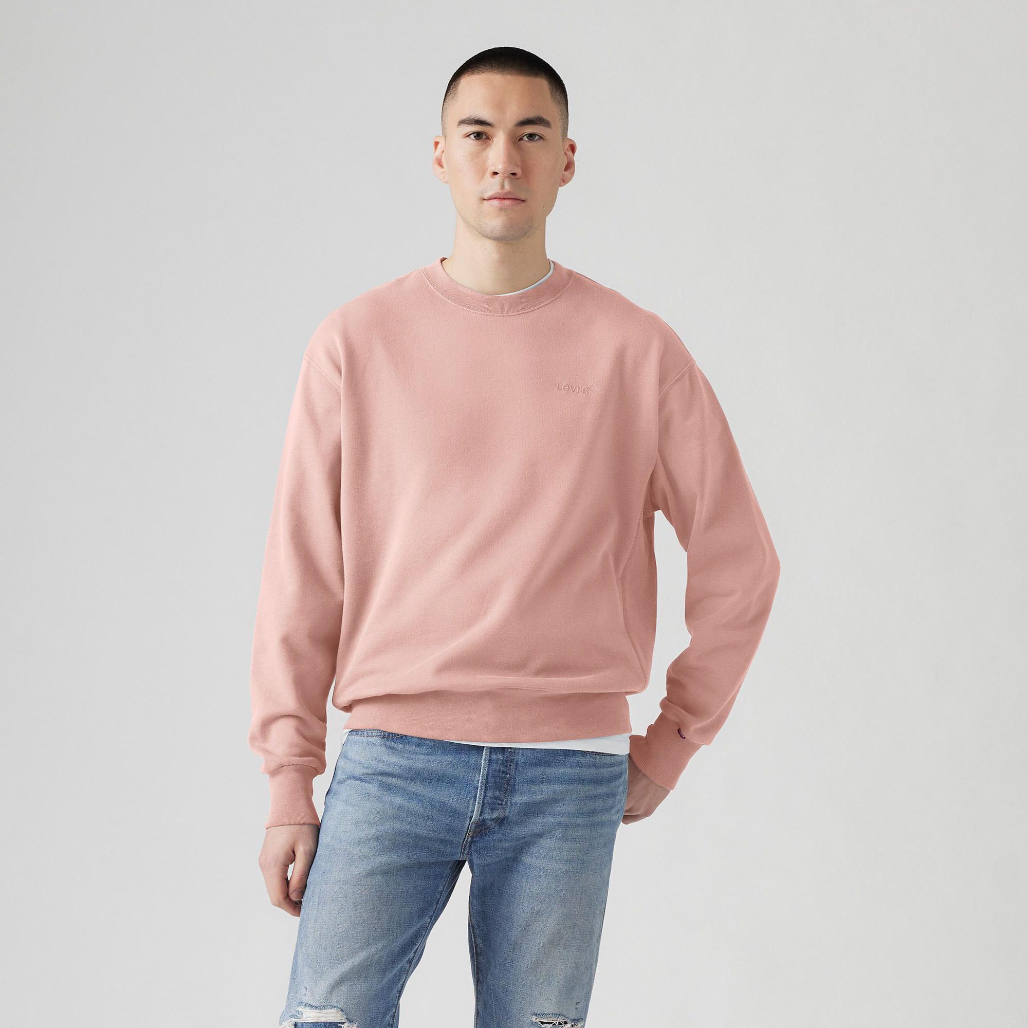 Levi's® AUTHENTIC CREW PINKS Felpa  