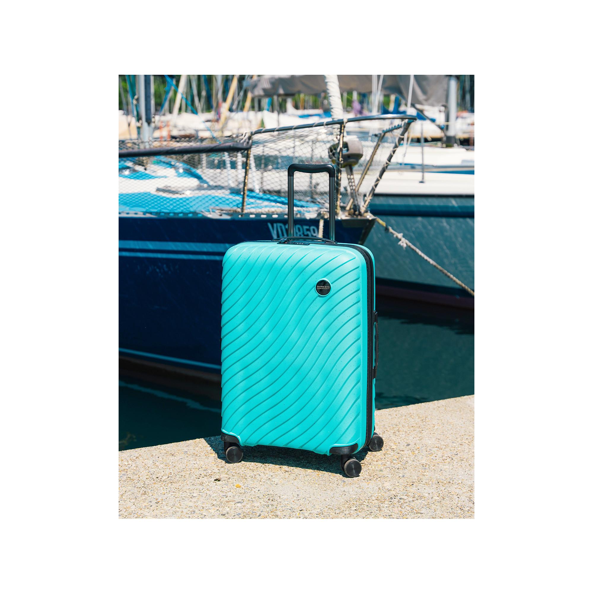 SWISS BAG COMPANY 67.0cm, Hartschalenkoffer, Spinner Ocean 