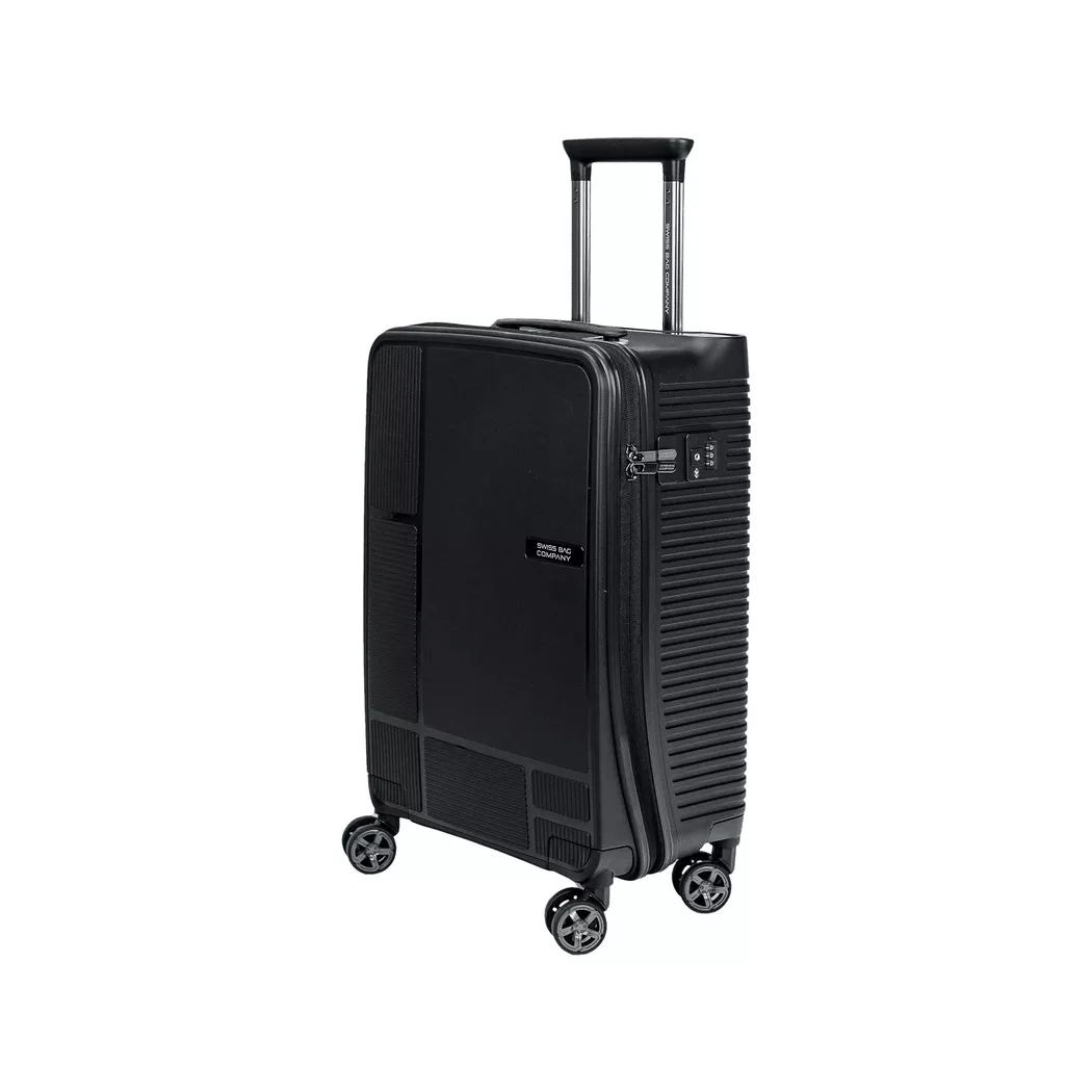 SWISS BAG COMPANY - Hartschalenkoffer, Spinner, 55 cm, Hartschalenkoffer, Spinner, 55 CM, Black 4