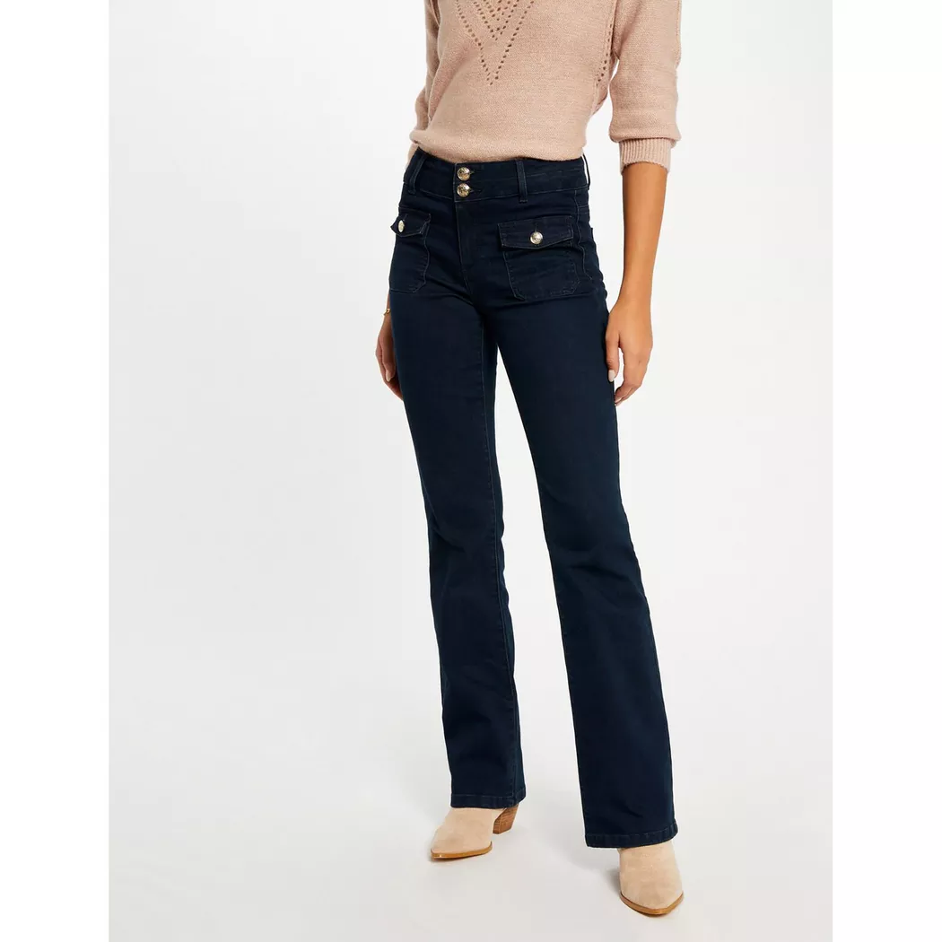Morgan - Jeans, für Damen, Blau Denim, Größe 40