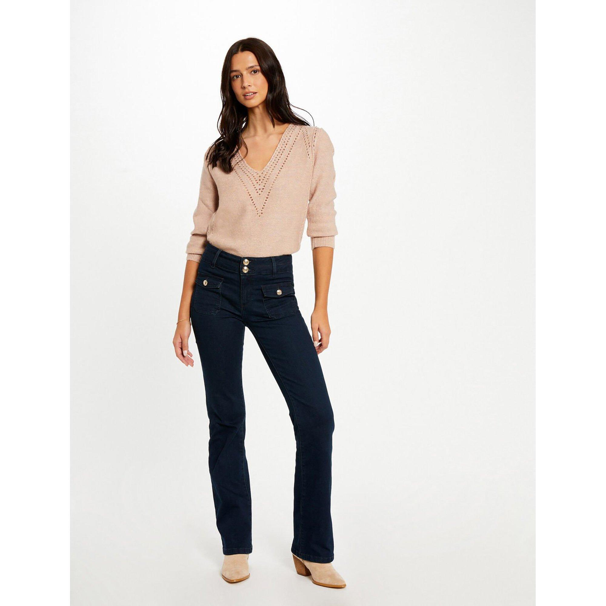 MORGAN High Waist Bootcut Jeans  