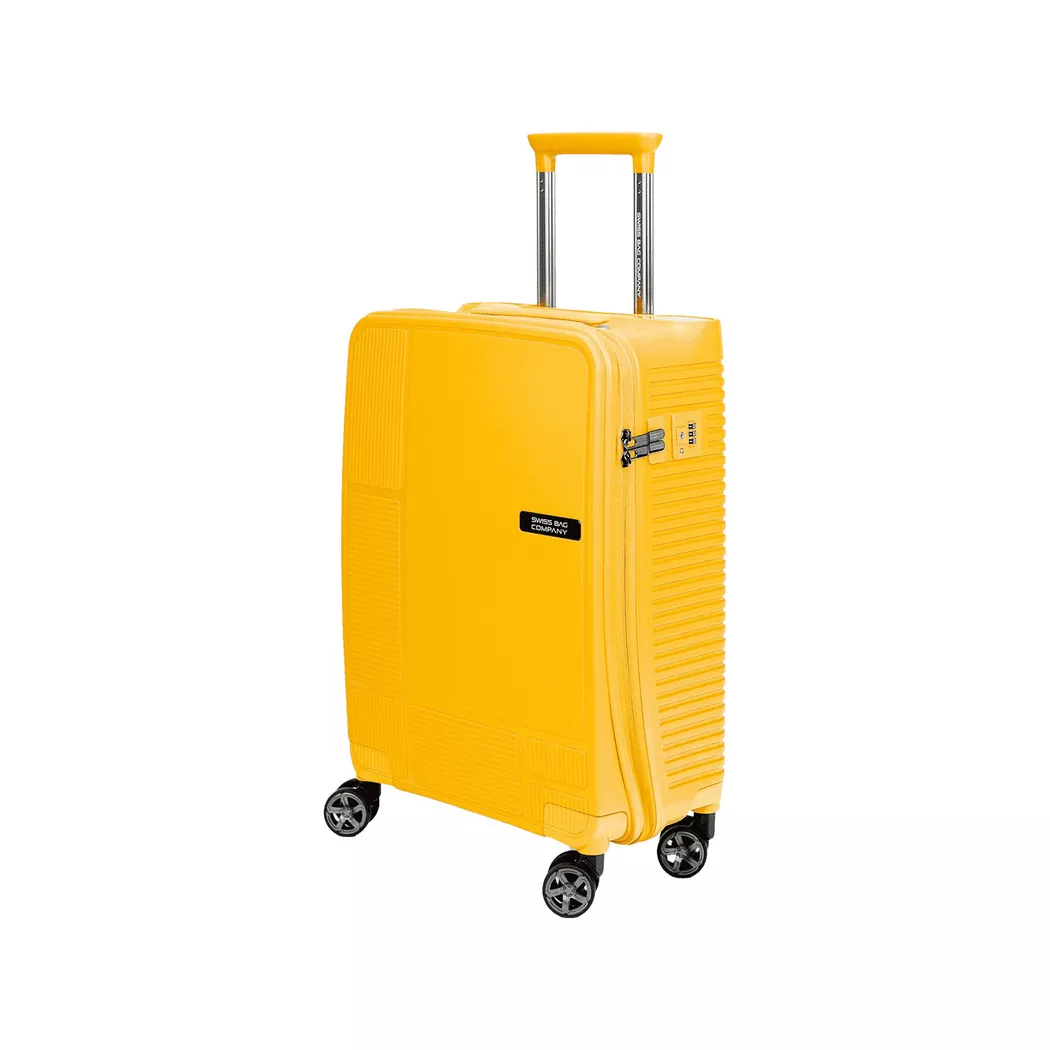 SWISS BAG COMPANY - Hartschalenkoffer, Spinner, 55 cm, Hartschalenkoffer, Spinner, 55 CM, Gelb Orangé