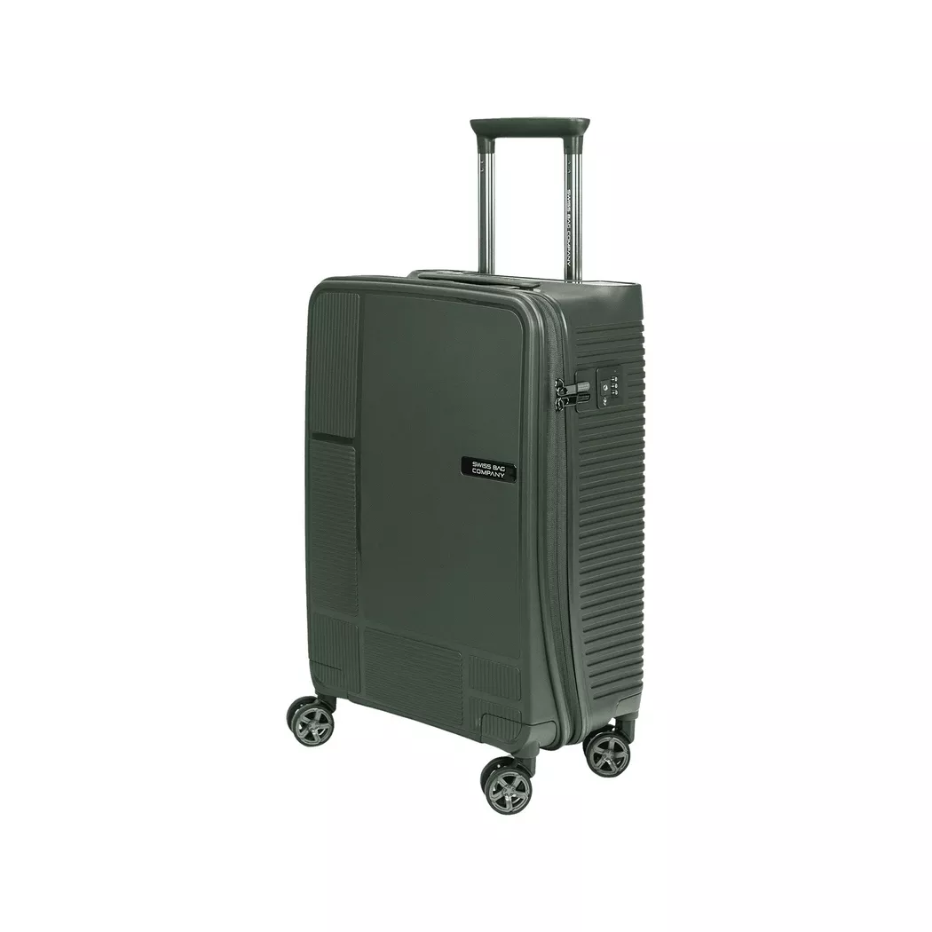 SWISS BAG COMPANY - Hartschalenkoffer, Spinner, 55 cm, Hartschalenkoffer, Spinner, 55 CM, Khaki