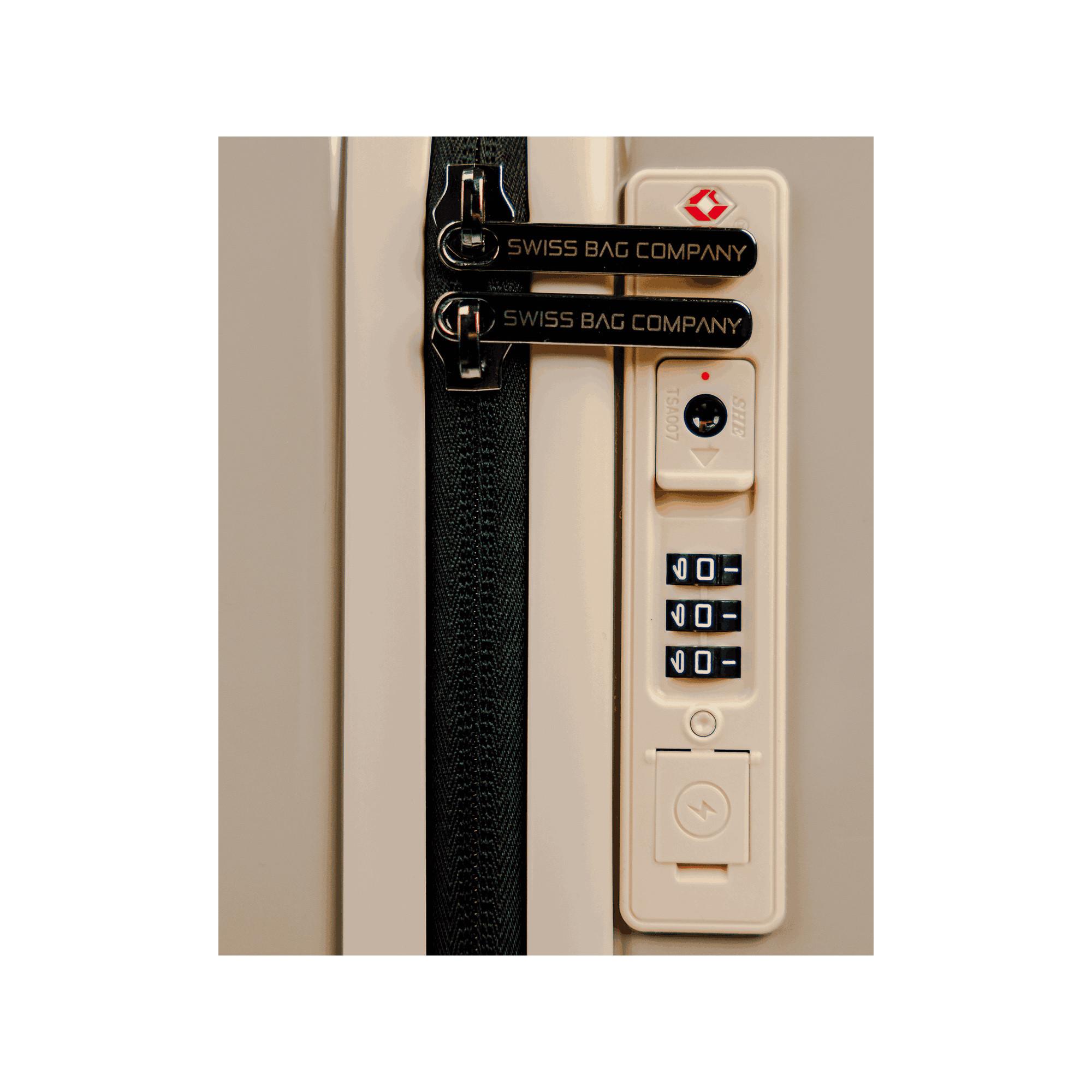 SWISS BAG COMPANY 55.0cm, Valise rigide, Spinner Cosmos Deluxe 