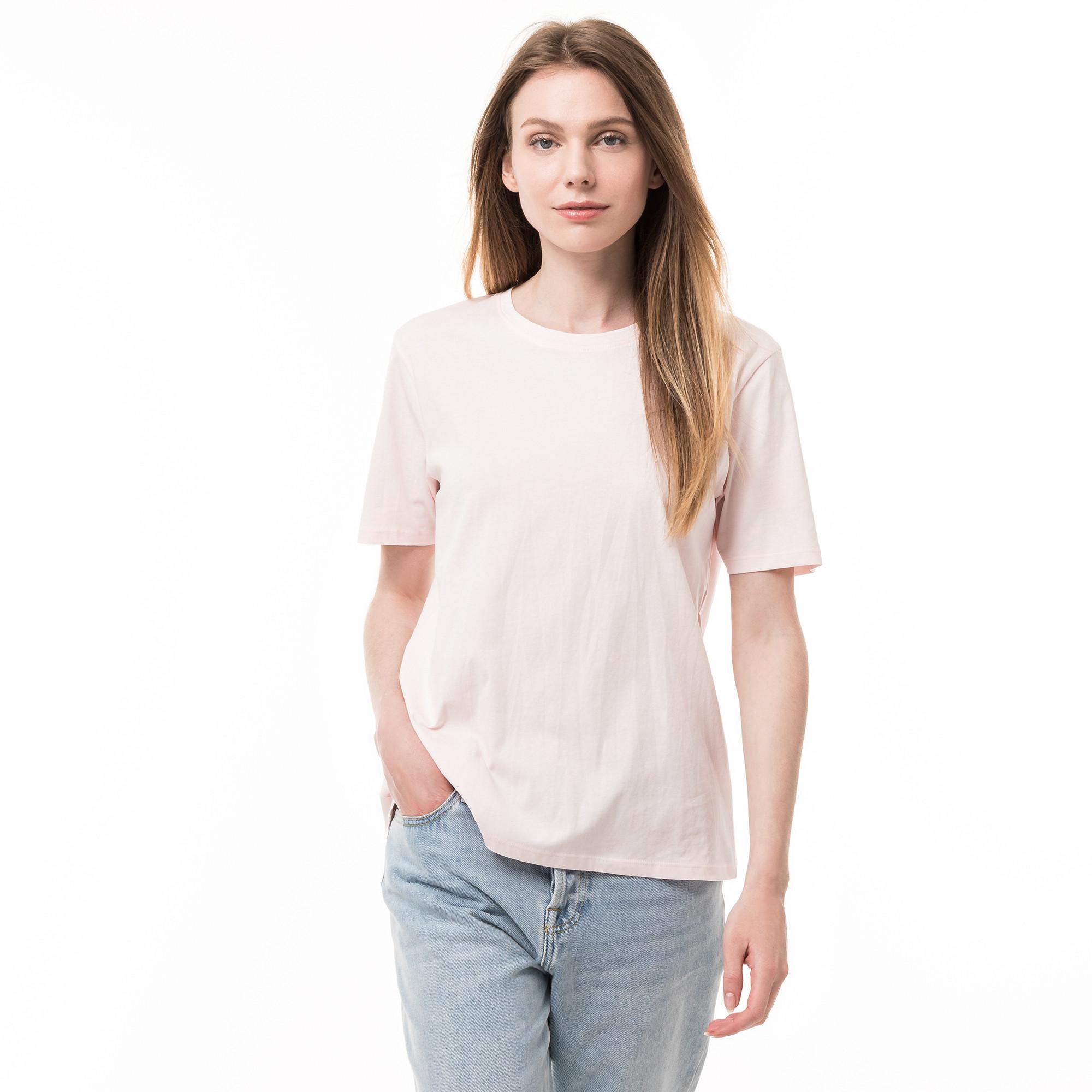 Image of T-shirt, Kurzarm Damen Rosa L