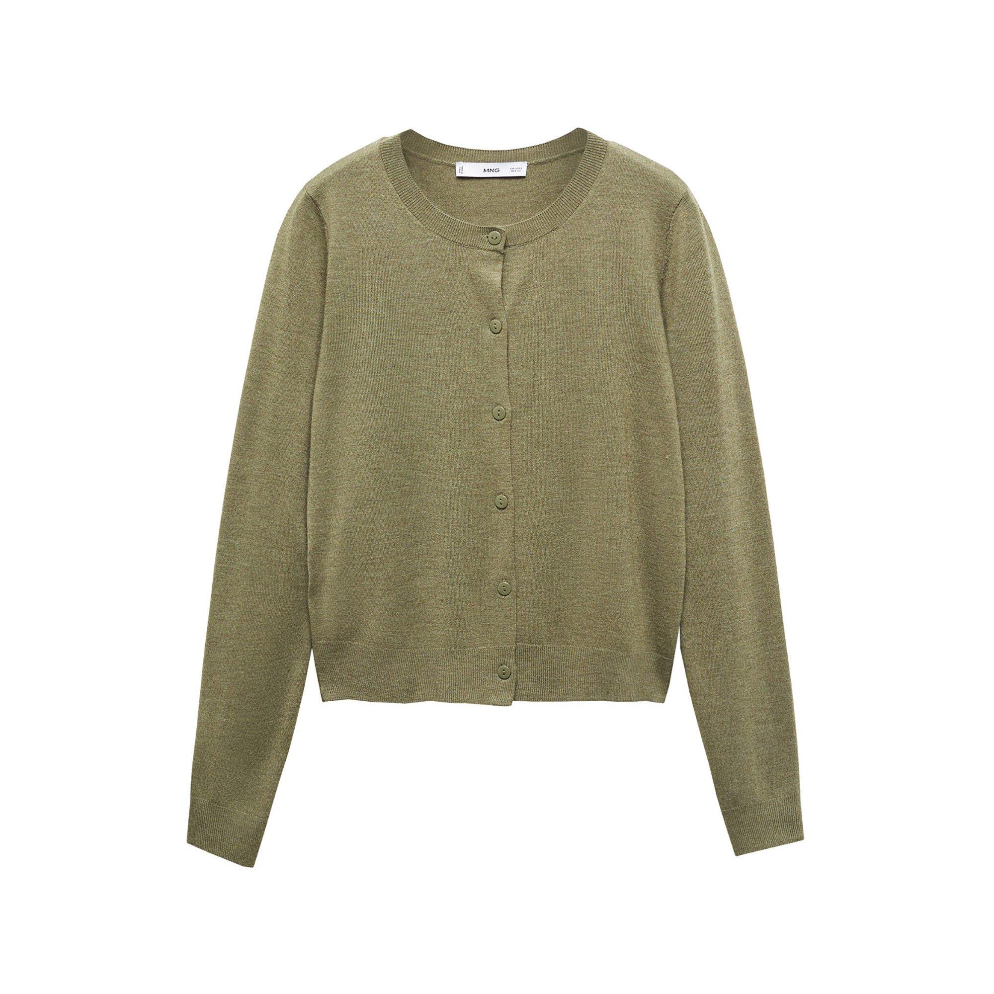 Image of Cardigan, Langarm Damen Khaki S