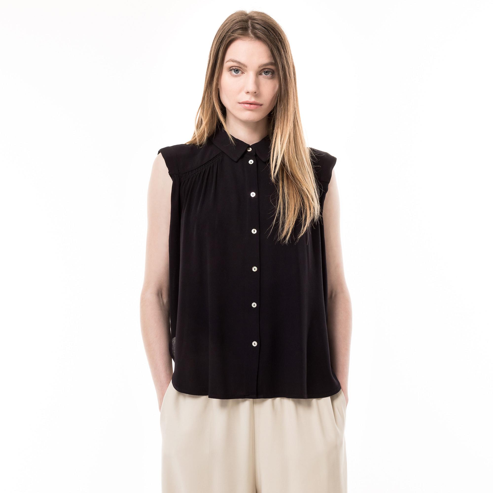 Image of Bluse, Ärmellos Damen Black 34