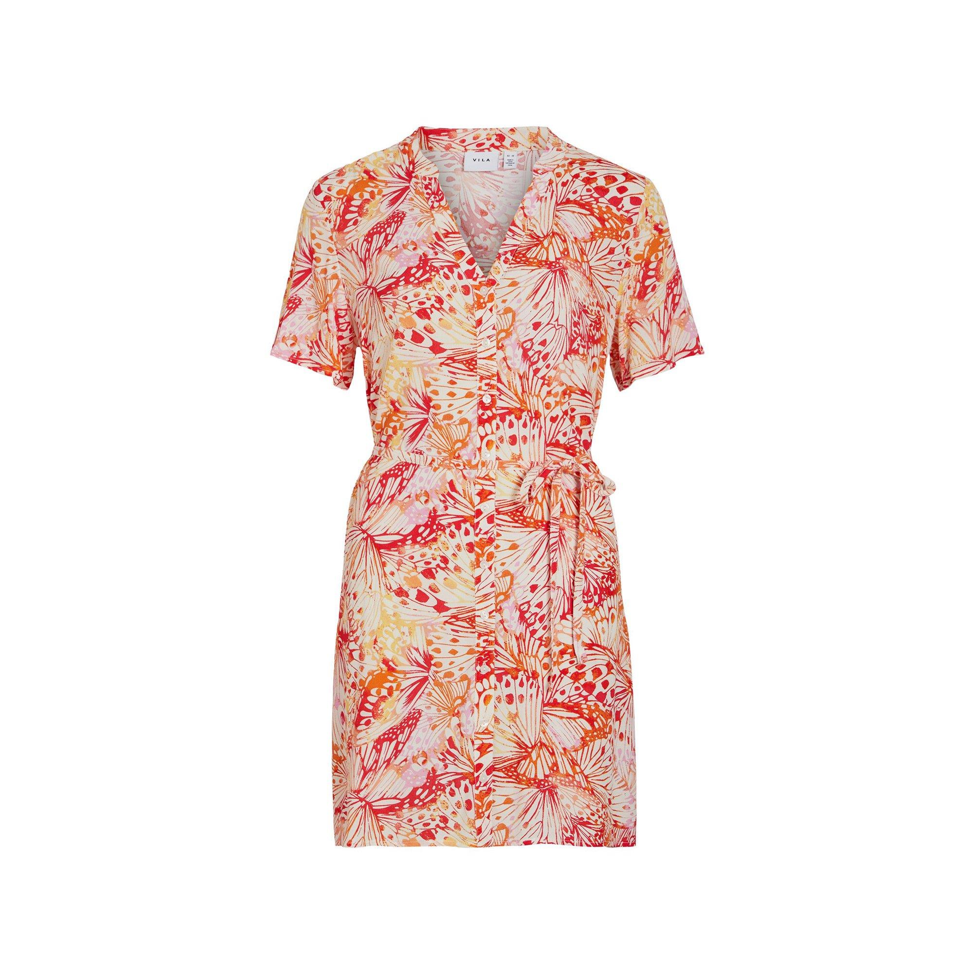 Image of Freizeitkleid, Kurzarm Damen Multicolor 34