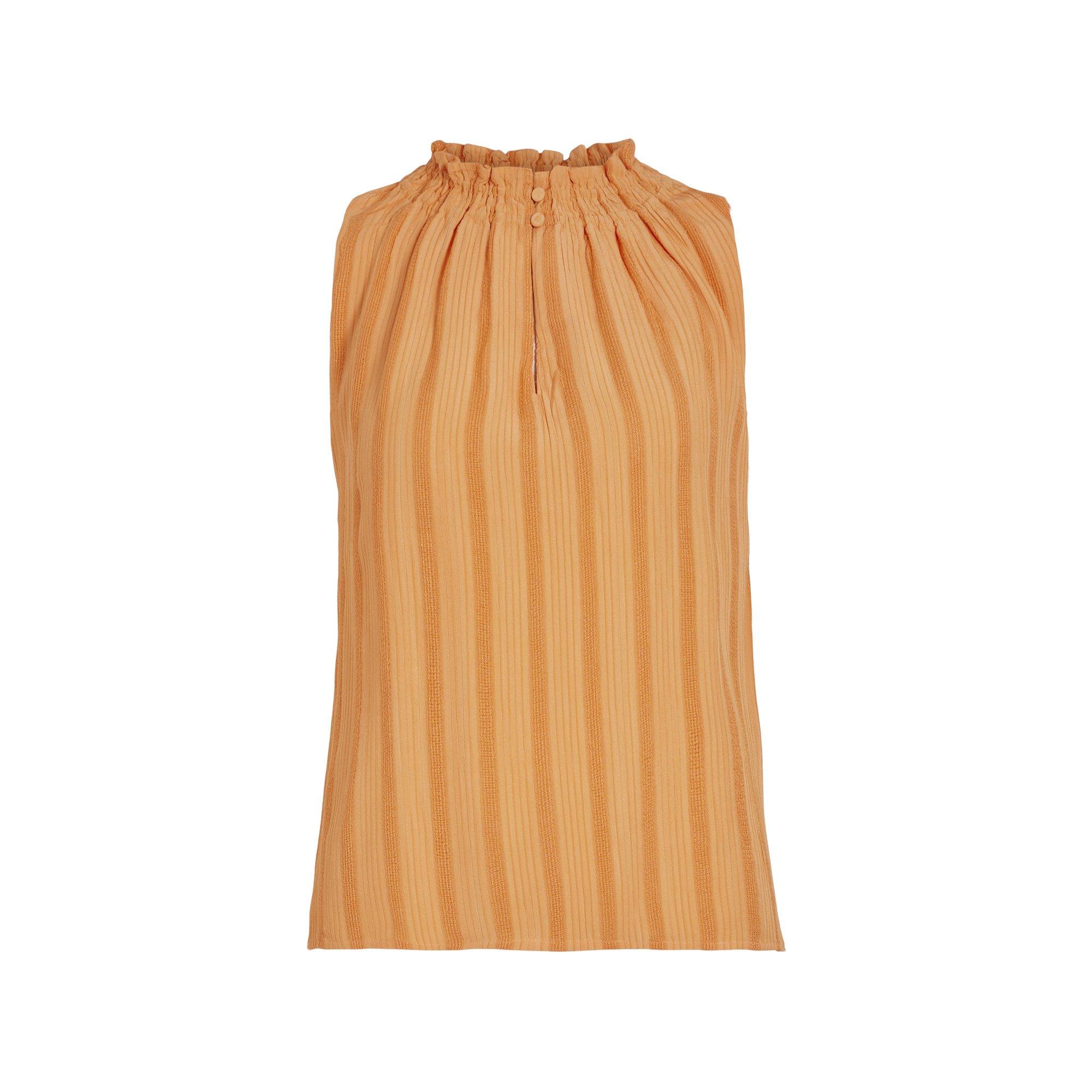 Image of Bluse, Ärmellos Damen Apricot 34