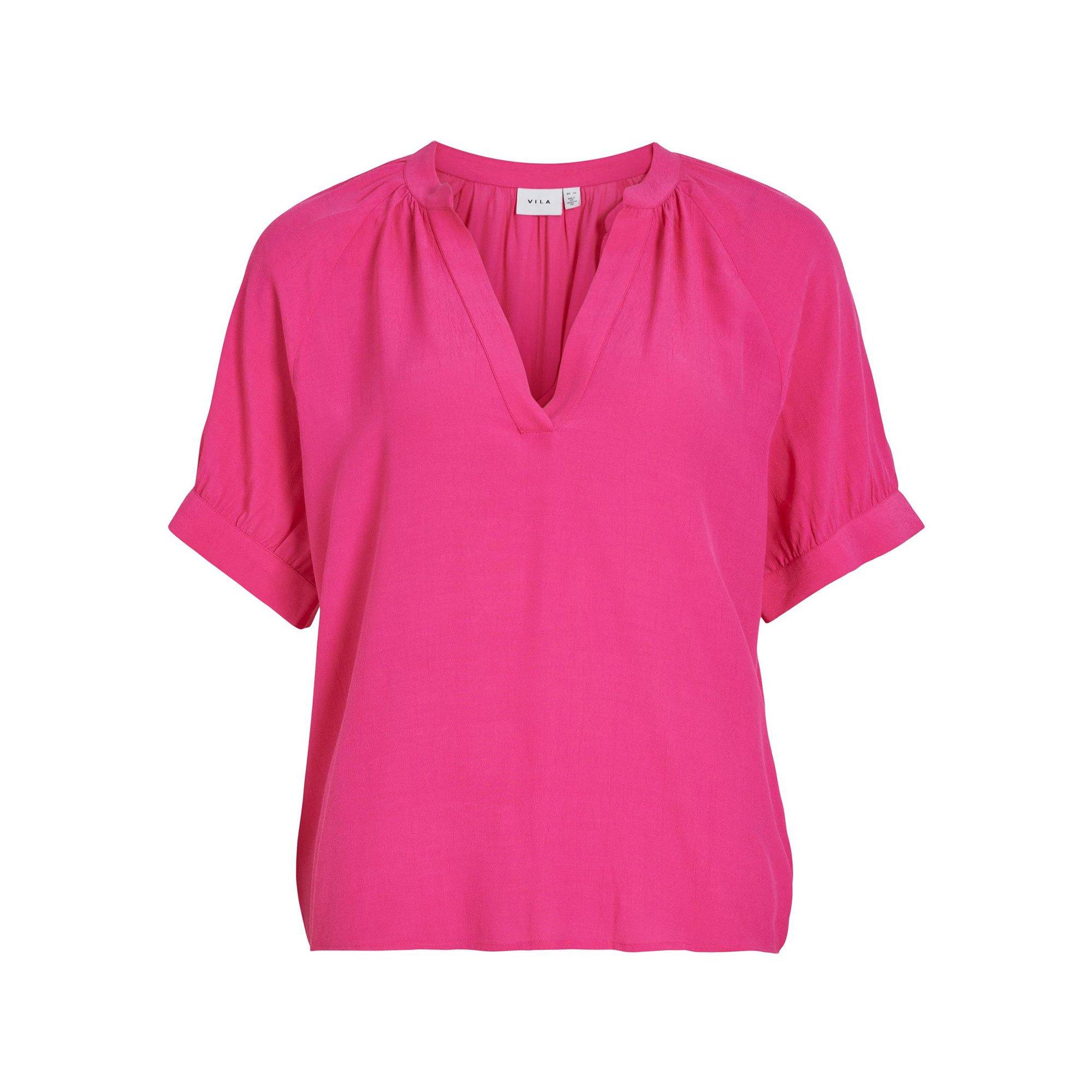 Image of Bluse, Kurzarm Damen Pink 34