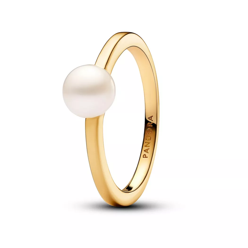 Pandora Treated Freshwater Cultured Pearl Ring silver Medium/Large female