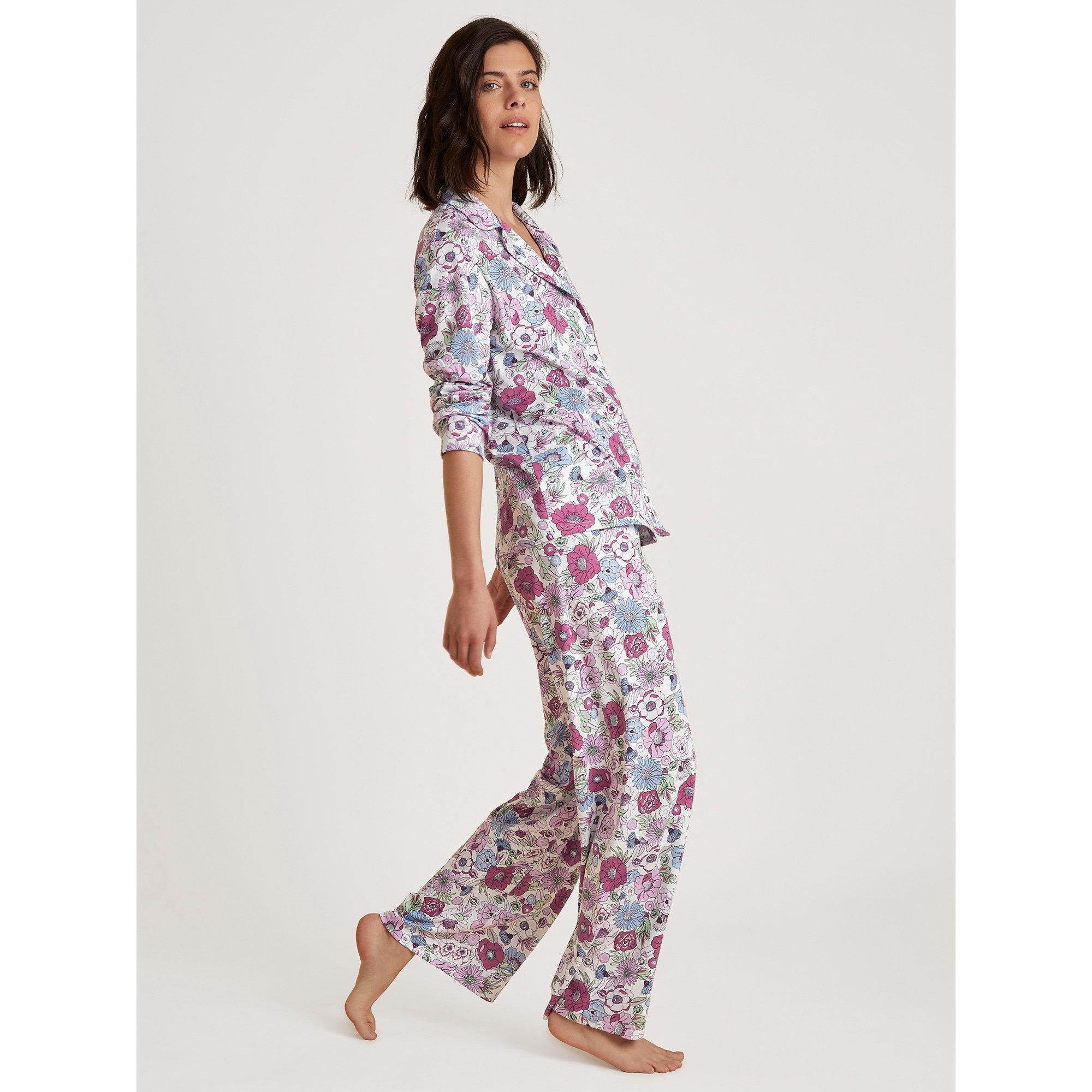 CALIDA Autumn Dreams Imprimé Floral Pyjama Long  